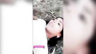बिहारी कॉलेज लड़की एक त्रिगुट होने में