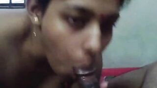 ब्लोजॉब देकर बीवी ने माल थूका