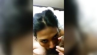 पुणे भाभी भयानक blowjob देता है करने के लिए पति